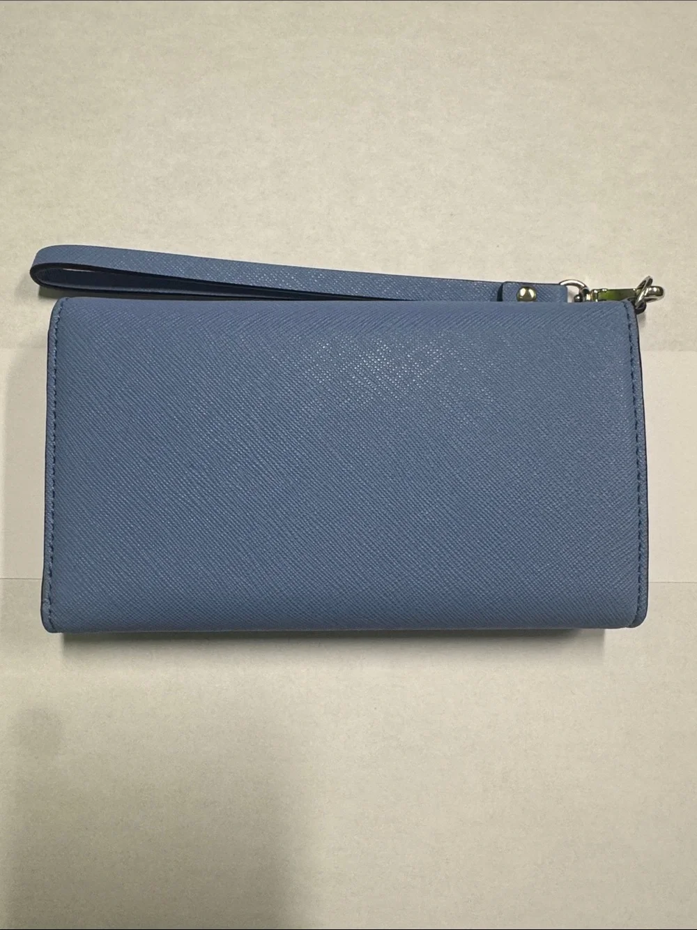 kate spade Blue Saffiano Wristlet Wallet with Detachable Strap - Picture 2 of 7